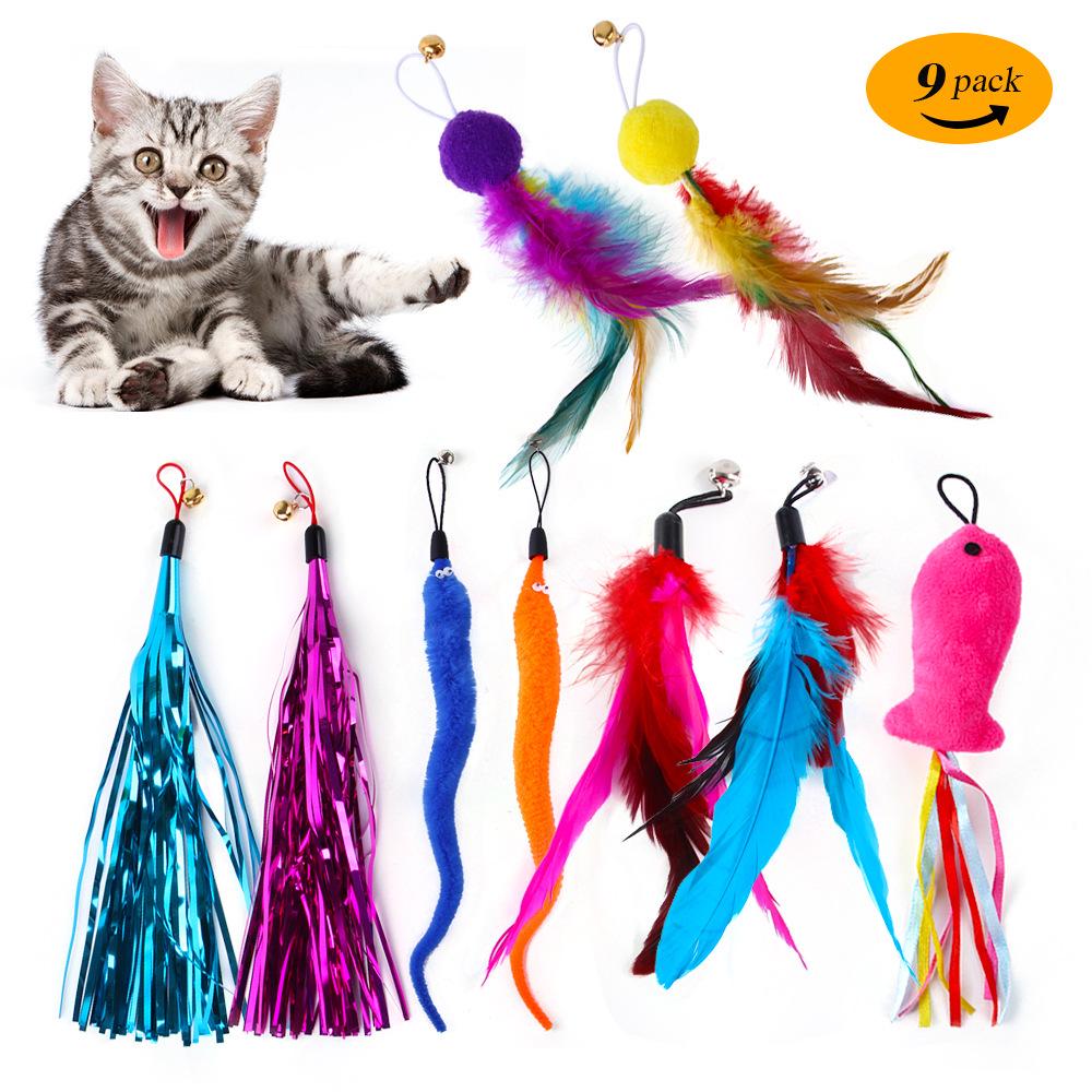 Набор игрушек для кошек «Трансграничный»: Интерактивный тизер, плюшевая мышь и звуковые игрушки