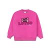 X Disney Toy Story Strawberry Bear Cartoon Print Plush Loose Pullover Sweatshirt Women Tops Dragon-Fruit AWDR758-1