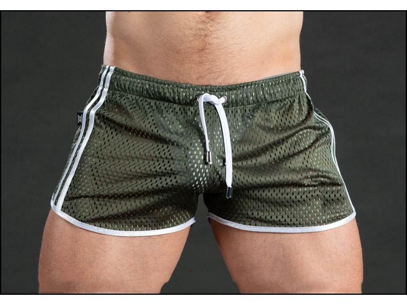 Мужские быстросохнущие дышащие спортивные шорты - Повседневные сексуальные пляжные фитнес-шорты для улицы