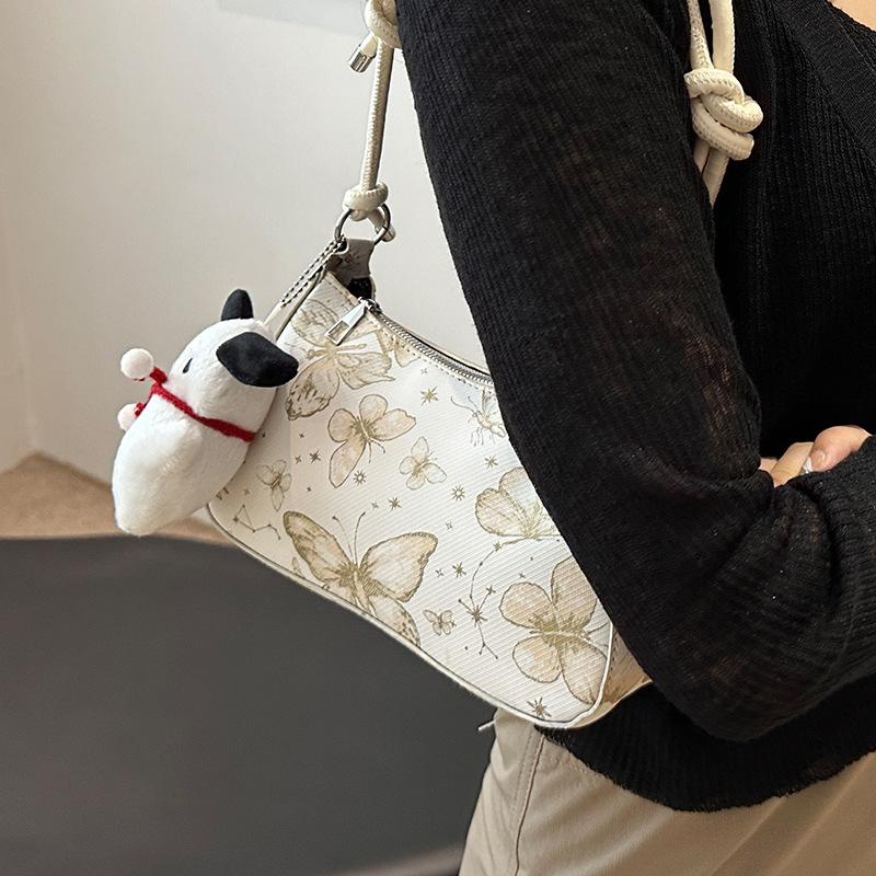 Popular Niche Bow Bag Women Fashion Underarm Bag Women Ins Fashionable Versatile Bag Women