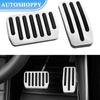 For Tesla Foot Pedals Non-Slip Performance Model 3/Y 2016-2021 Pads Auto Stainless Steel Pedal Covers Tesla Accessories