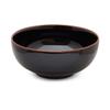 Hakusan Porcelain Tenmoku 5-inch Shallow Noodle Bowl