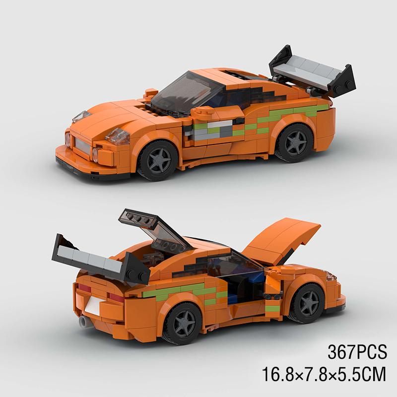 Moc City Speed Car Rally Sport Vehicle Racer ae86 M8 Модель Строительные блоки R34 Гоночный Супер Техника Кирпич Рождественский подарок