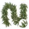 DIY Accessories Cypress Pine Garlands Green Christmas Decoration Cedar Greenery Rattan  Christmas