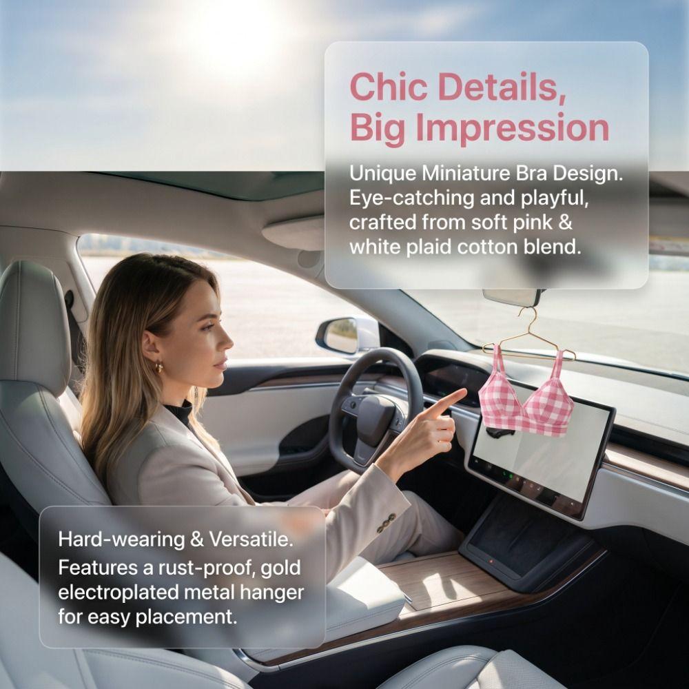 Unique Cute Bra Design Pendant Exquisite Design Rearview Mirror Pendant  Car Decoration