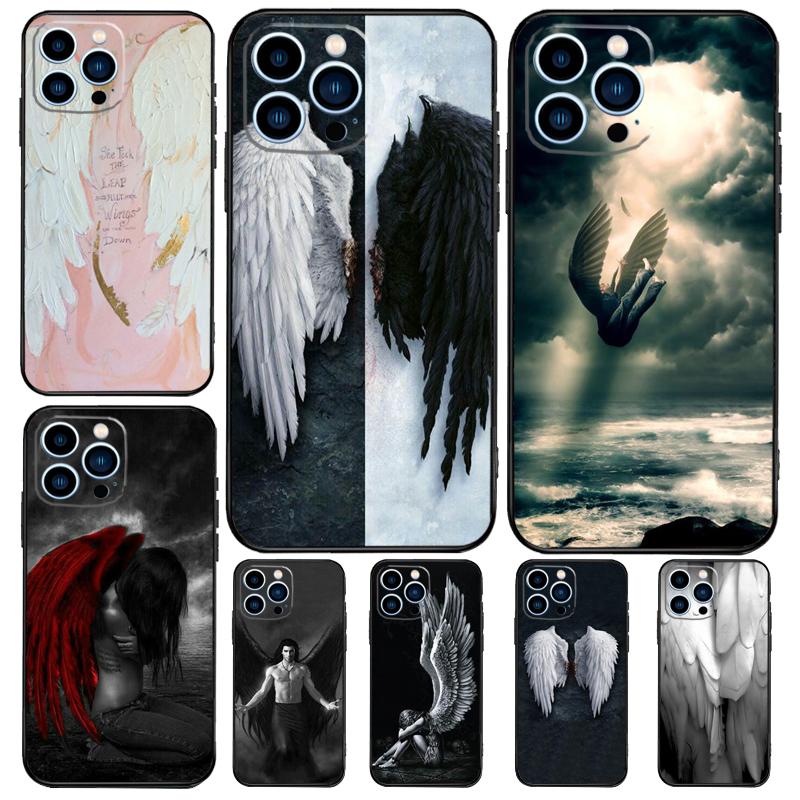 Angel Wings Painting Case For Xiaomi Redmi Note 15 Pro Plus 10 11 12 13 14 Pro Cover For Redmi 14C 15C 12C 10C 13C