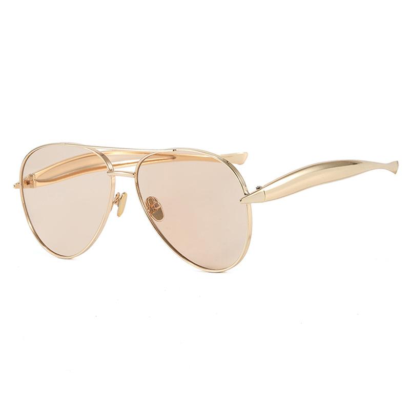 New Retro Women Sunglasses Metal Frame Toad Sun Glasses Men Outdoor Sunshade Eyewear Uv400 Luxury Brand Design Eyeglass