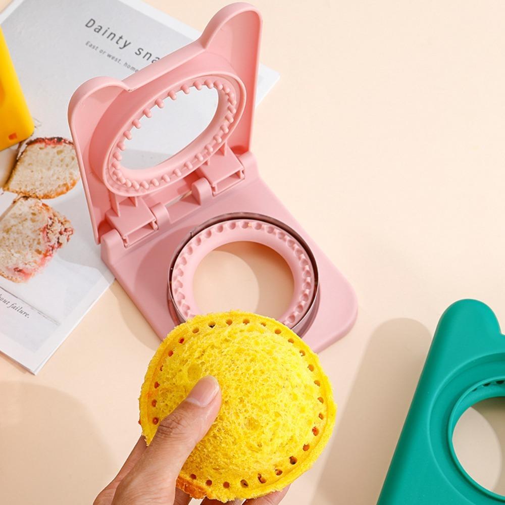 Sealer Flip Toast Bread Mold Kids Breakfast Sandwich Cutting Tool DIY Sandwich Cutters Mould