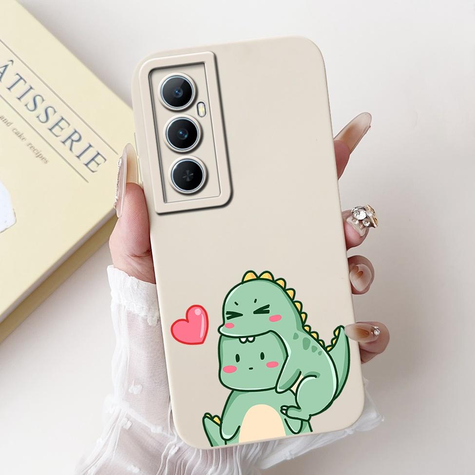 Funda For Realme C65 RMX3910 Back Cover For Realme C65 4G Case Shockproof Luxury Flowers Cute Cartoon Cool Silicone Bumper Coque