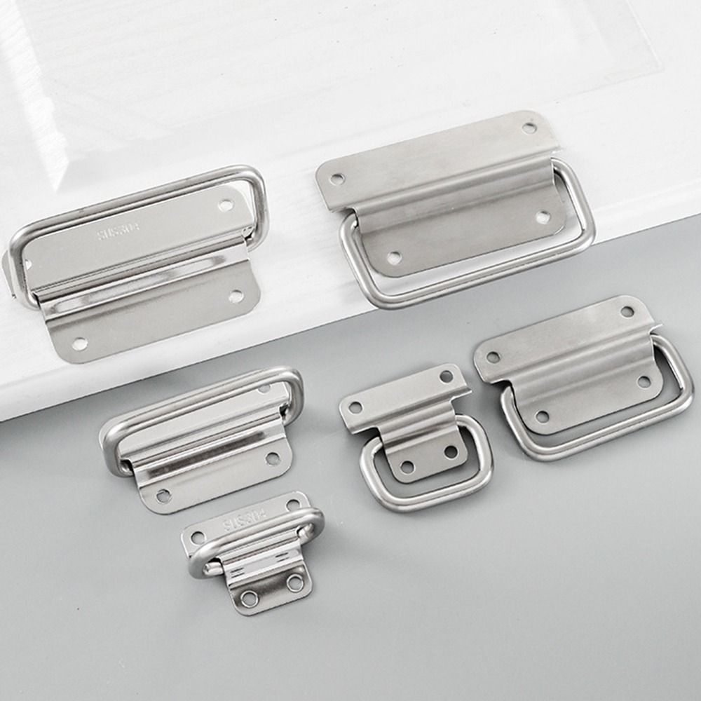 Ручка-бокс из нержавеющей стали 201/304 с винтами Дверная ручка Ручка для шкафа Ручка для дверцы шкафа Ящик