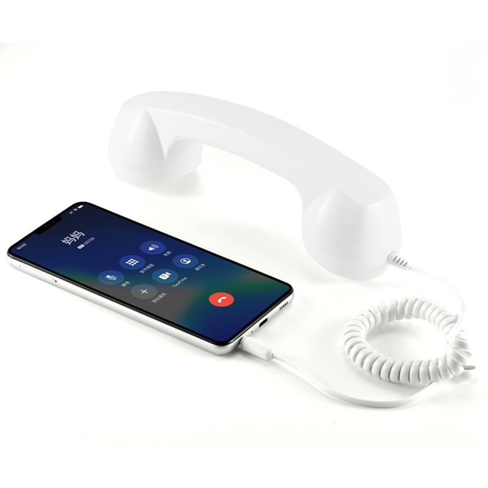 Multifunctional Telephone Wired Handsets Landline Handle Receiver  For Calls External Headset