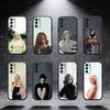 Чехол для телефона Actor A-Anya T-Taylor для Samsung S25, S24, S21, S22, S23, S30, Ultra, S20, Plus, Fe, Note, 5G Черный чехол