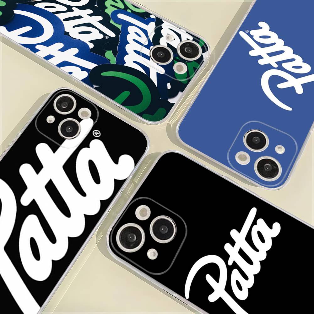 Модный Чехол P-Patta Для IPhone 17 16 15 14 13 12 11 Pro Max Plus Мягкий Чехол Персонализированный DIY