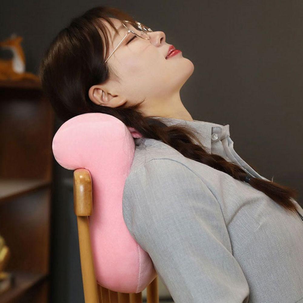 Animal Pattern Desk Rest Pillow Cartoon Neck Support Nap Accessories Plush Nap Pillow Students