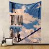 The Truman Show Movie Poster Tapestry Wall Hanging, Jim Carrey Classic Film Art, Cinematic Wall Decor for Bedroom Living Room Dorm
