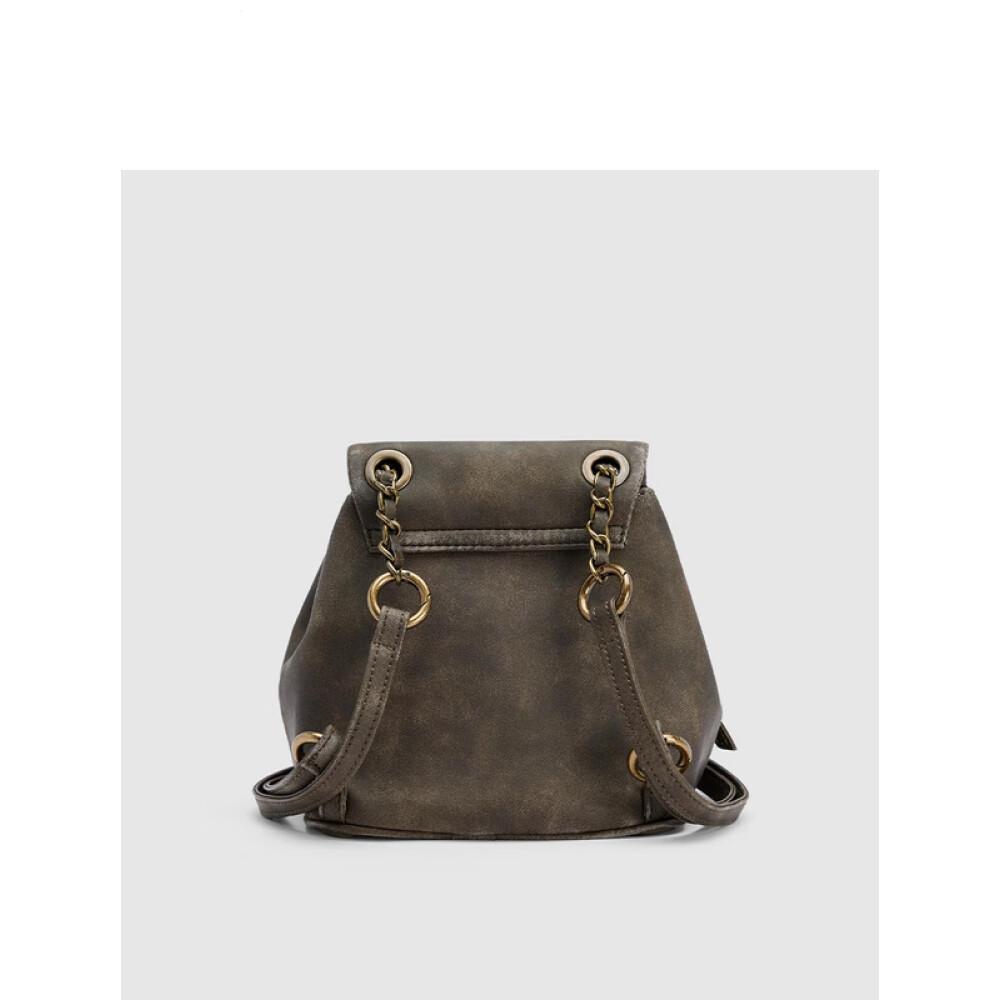 Женский крутой рюкзак с земным карманом, длина 19 см, ширина 14 см, высота 23 см.