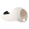 Rechargeable Solar Fan Hat Solid Color Sunshade Hat for 3.7V600mAh Seaside Vacation