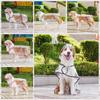 Waterproof Pet Hooded Rainwear Plastic Large Dog Rain Cape Practical Dog Raincoat Spring