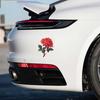 Car Sticker Red Rose Sticker Waterproof Vinyl Decal on Bumper Rear Window Laptop Self-adhesive Decal For Car Accessories Y04