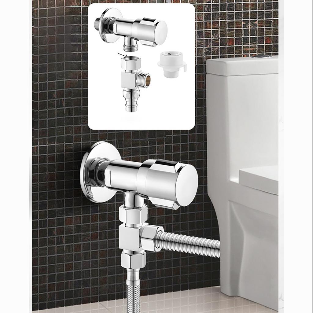 Three Way Water Diverter Valve One Inlet Two Outlet Connector Pipe Fittings 3 Way Water Separator Valve Simple Installs