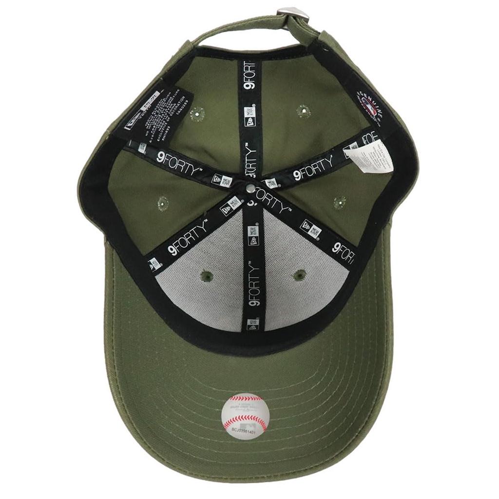 Детская кепка New Era YOUTH 9FORTY с наклейкой 99HeadwearShop, шляпа для мальчиков и девочек, детская бейсболка с логотипом, MLB New York Yankees, оливковая, хаки, зеленая [Б/У]