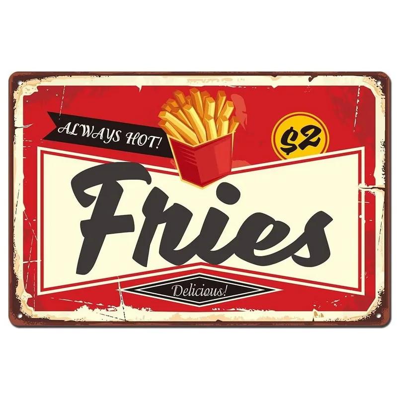 Vintage Metal Tin Signs Wall Art Decor Metal Signs Retro Funny Coffee Bar Signs Home Garden Restaurant Cafe Office Shop Bar Club