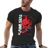 Samurai Rock Band T-Shirt Oversizeds Rapper Graphic Tees Graphic Tee Shirt Man Clothes Mens Graphic T-shirts Hip Hop