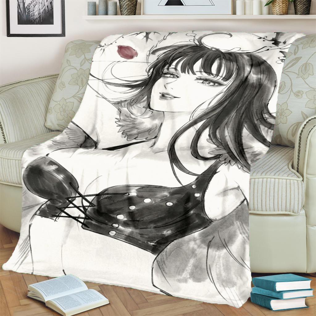 "ONE PIECE" Themed Flannel Blanket Warm Cozy for Home Bedrooms, Sofas, Beds, Chairs, Picnics, Travel