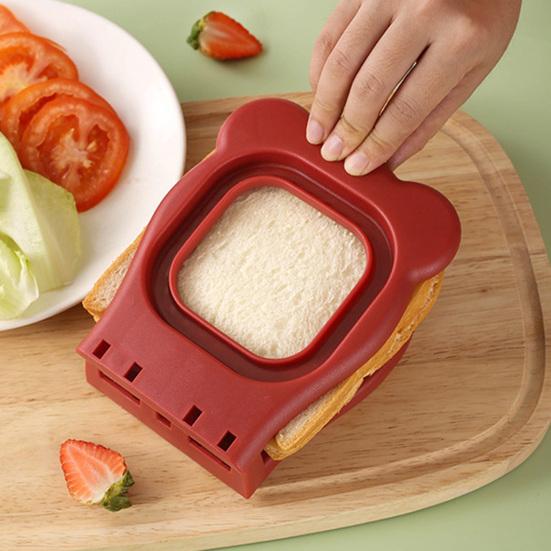 Sandwich Mold Bread Cutter Sealer Cartoon Food Grade Stainless Steel Breakfast Lunch DIY Toast Press Cutting Tool Kitchen Gadgets