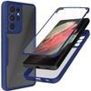 Case - BOOLING - for Samsung S21 Ultra - Navy Blue - Anti-Scratch - 360° Protection