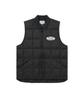 Ripstop Quilted Down Vest Black