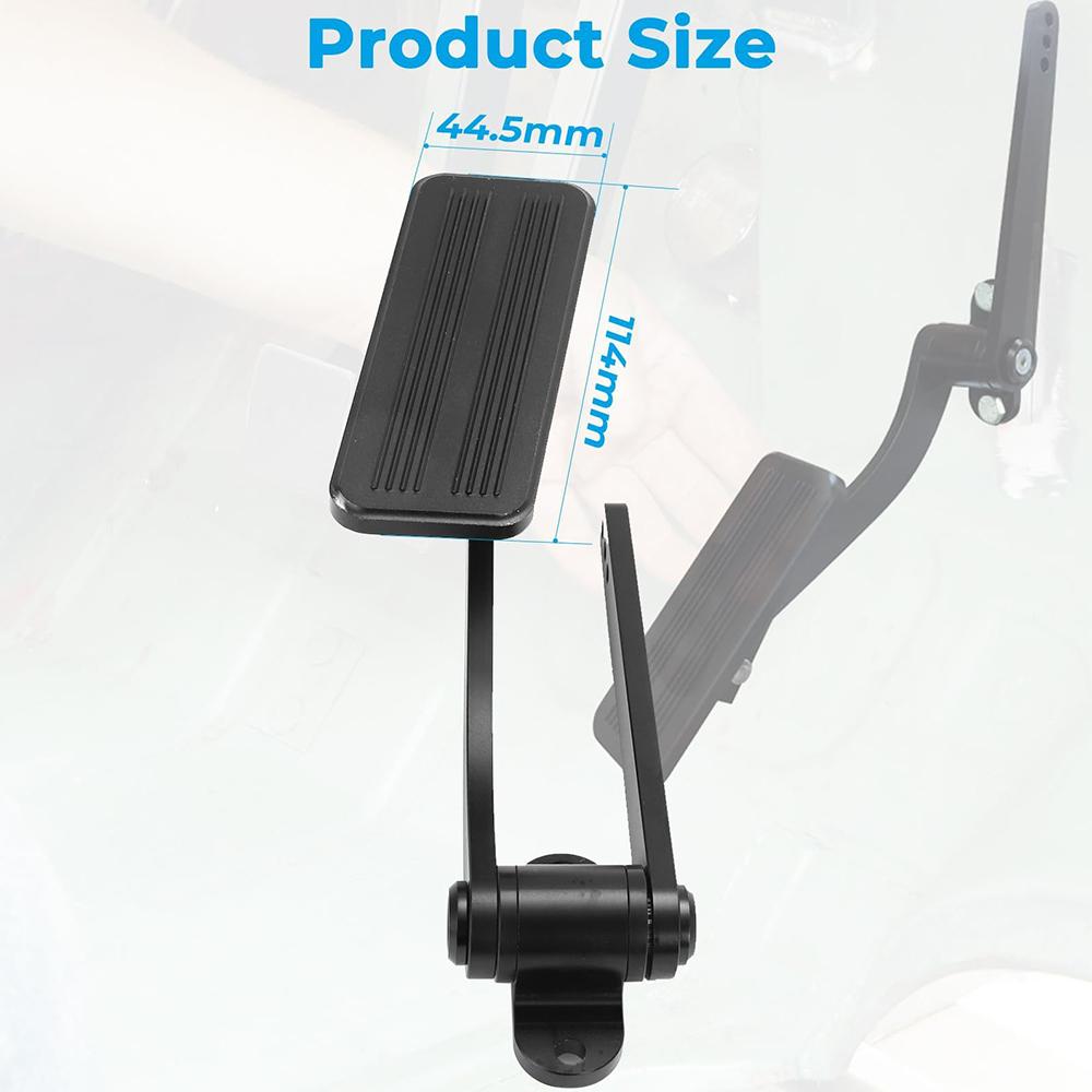 Aluminum Throttle Pedal For Chevy Ford, Black