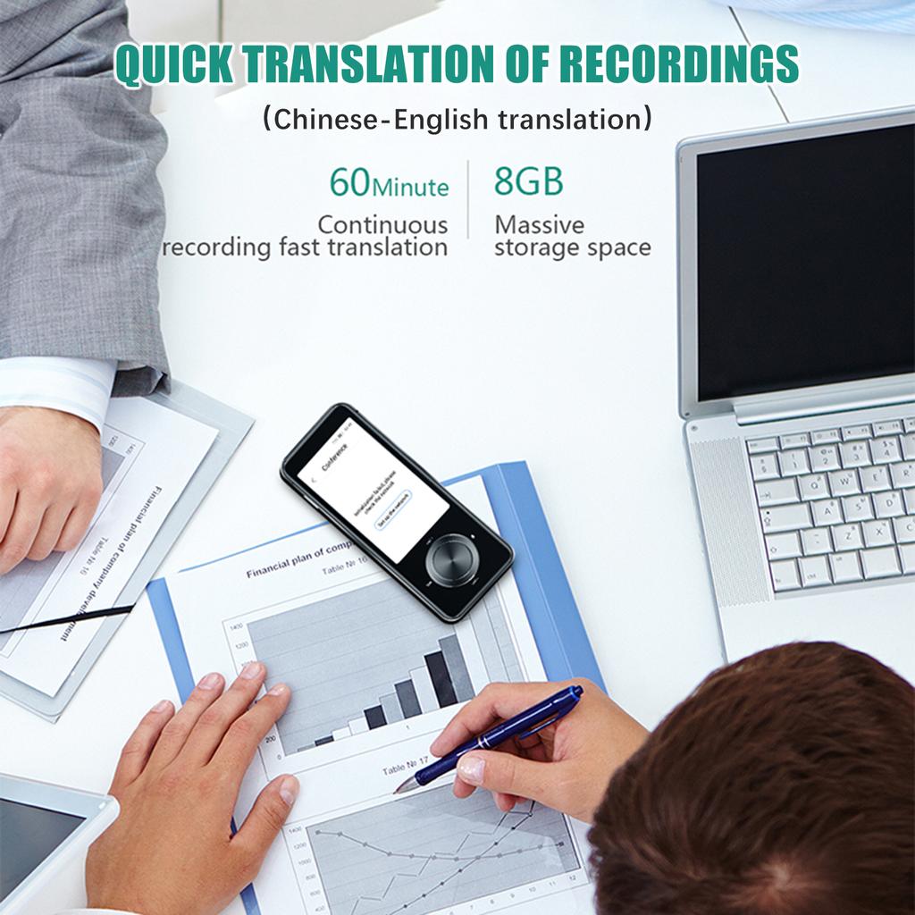 BISOFICE Language Translator Device Portable Voice Interpreter In 137 Languages Real-time 2-WAY