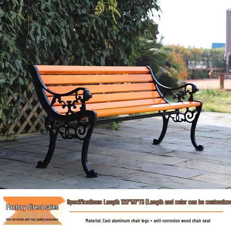 Corrosion-Proof Wooden Garden Bench