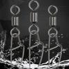 Stainless Steel 1#-8# Heavy Duty Ball Fishing Snap Connector with Pin Rolling Swivel Bearing Barrel