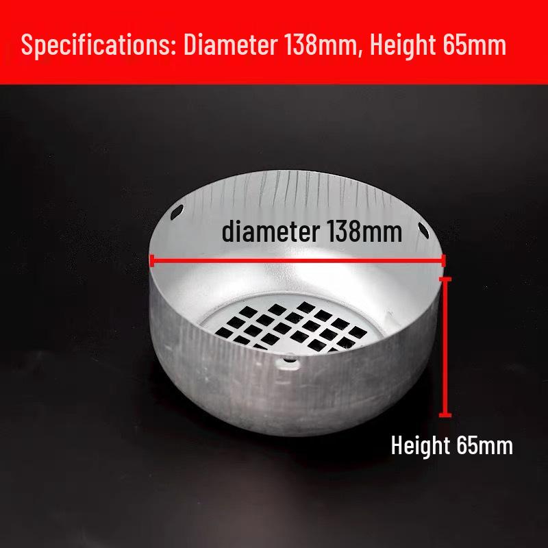 Single-Phase Motor Fan Cover Cap, Sheet Metal Fan Cover, Model 138/YL90