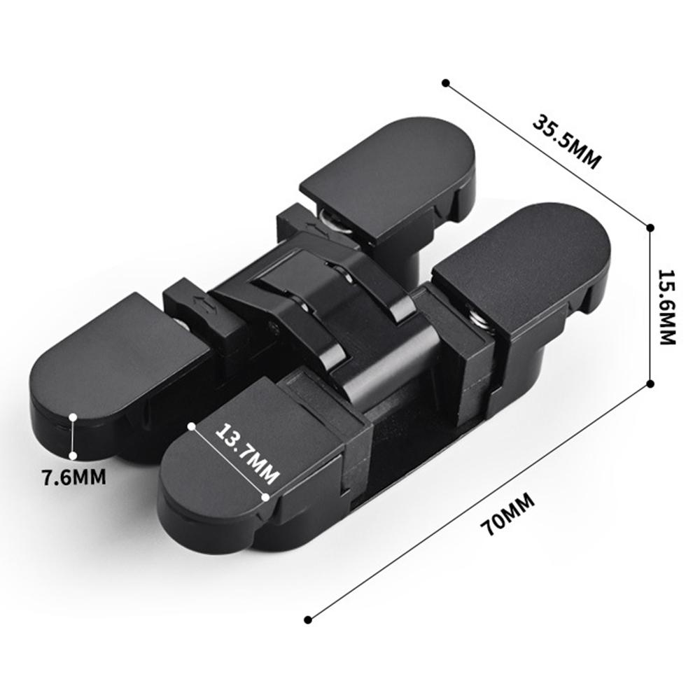 Adjustable Concealed Cabinet Hinges Hidden Cross Hinge for 18-20mm Thickness Doors
