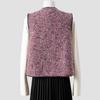 Women's Retro Tweed Vest