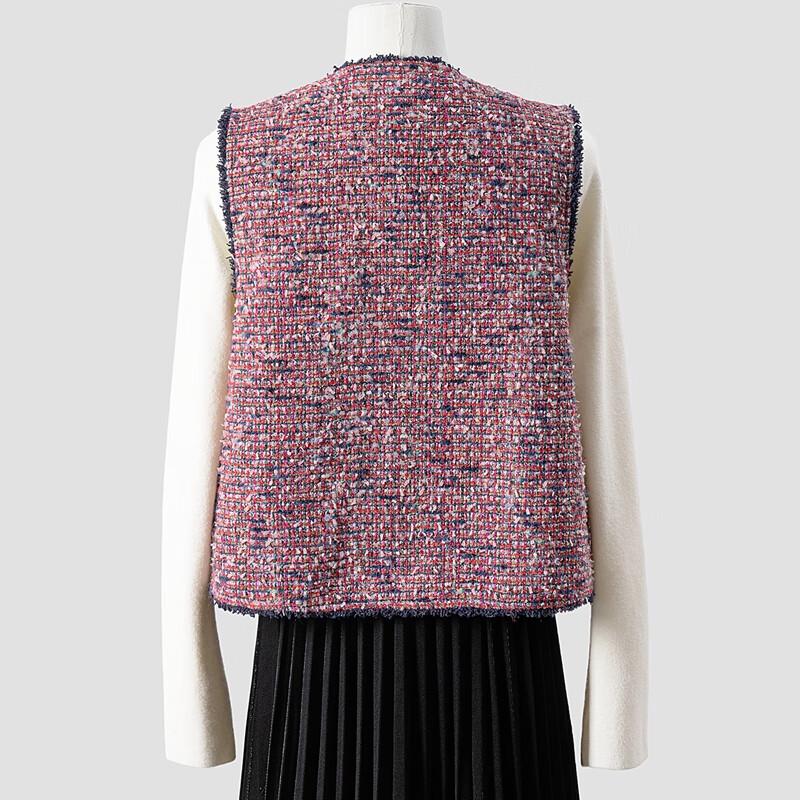 Women's Retro Tweed Vest