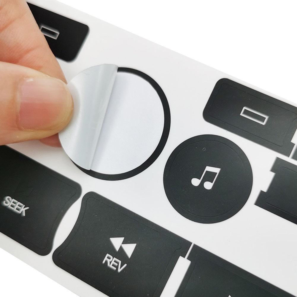 Control Cell Repair Decal 2007-09 Decal Stereo Radio Decal Black Decal With White Letters Firm Control Cell Fit For Saab 9-3