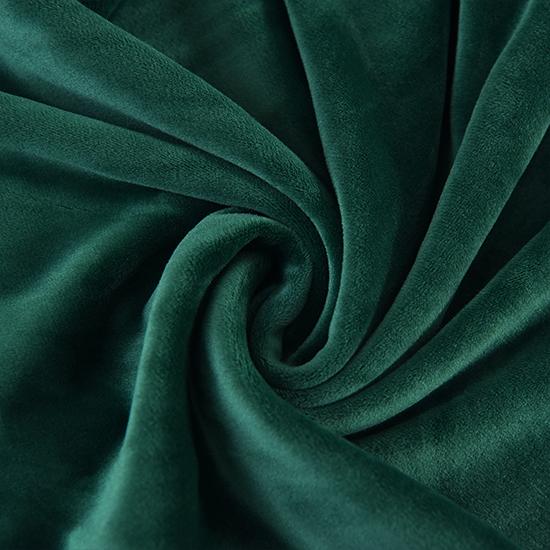 Cover Chair Rounded Backrest Bottle Green Velvet