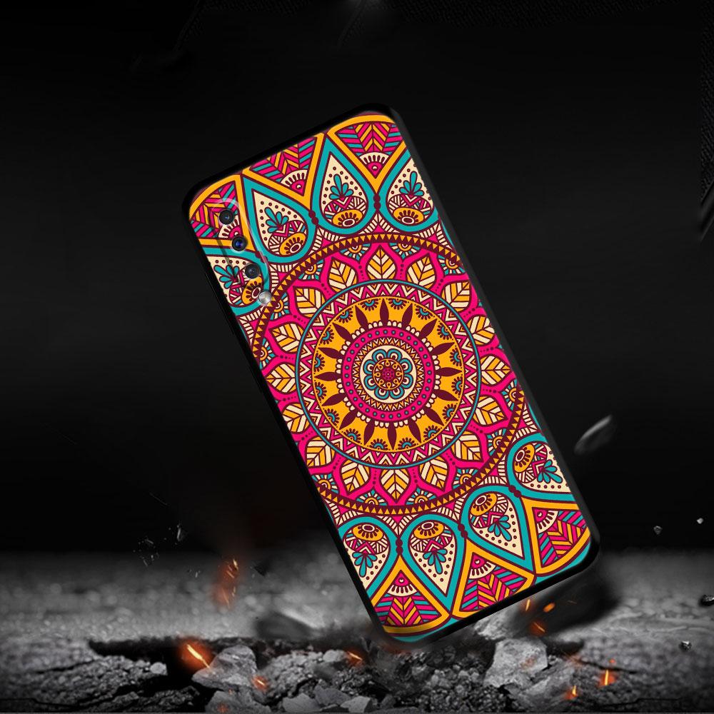 Phone Coque Mandala Flower Totem For Samsung Galaxy A70 Note 20 Ultra 10 A20e A20s A30 A50 A40 A10s A10 A42 5G Style Covers