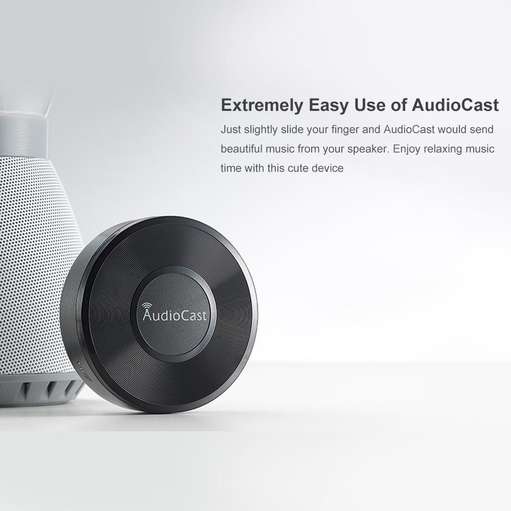 Беспроводной аудиоресивер Wi-Fi Музыкальный адаптер Потоки Многокомнатная аудиосистема Беспроводное аудио и музыка