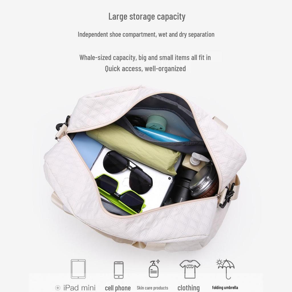 Дорожная сумка-дафл большой вместимости - для спортзала, йоги, спорта, ручная сумка для коротких поездок