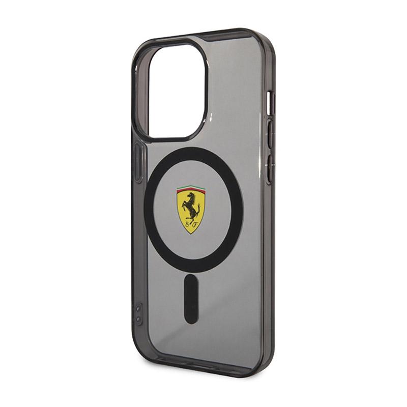 Ferrari Translucent Magsafe - Etui Iphone 14 Pro Max (Czarny)