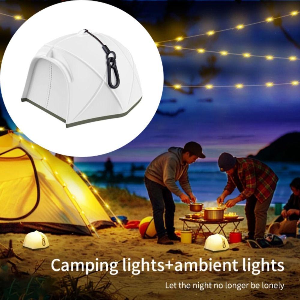USB Charging Colorful Tape Measure Light 10M Length Portable Camping Tent Light Camping Tent