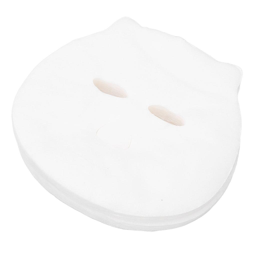 100 шт. готовых бумажных листов для лица для детей, одноразовые влажные компрессы из хлопка, бумажные листы для лица с изображением привидения для младенцев 15,5 х 14 см