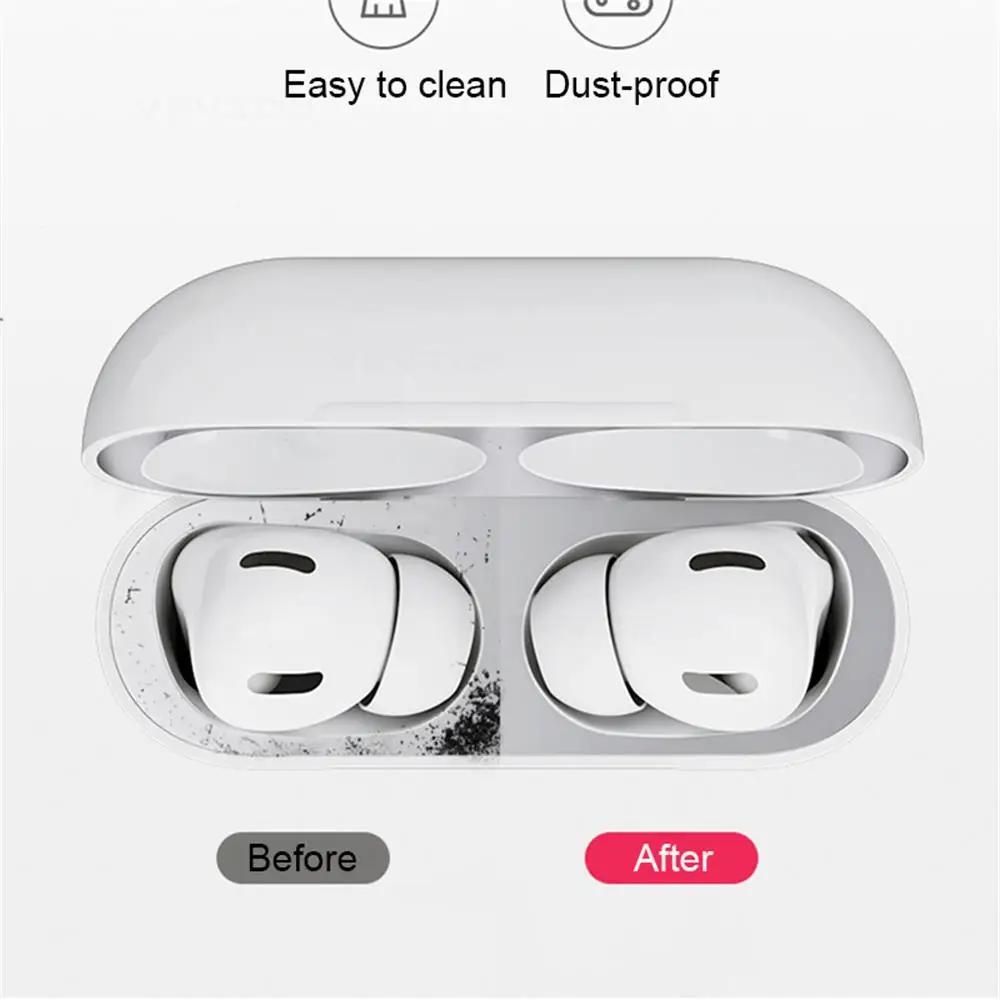 For Airpods Pro 2 Dustproof Film Metal Sticker Cover Earphone Protector For Apple Airpods 3 Pro 2 Generation Charging Boxs