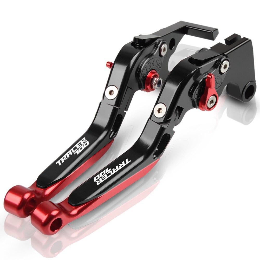 Тормозной рычаг сцепления мотоцикла с ЧПУ, выдвижные регулируемые складные рычаги для YAMAHA TRACER700 TRACER 700 2016 2017