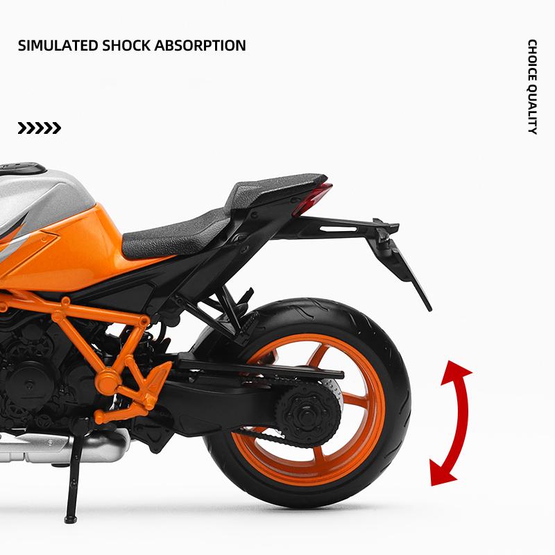 1/12 KTM 1290 Super DUKE R Alloy Sports Motorcycle Model Diecasts Street Track Racing Motorcycle Model Simulation Kids Toys Gift